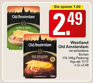Westland Old Amsterdam verschiedene Sorten 115-145g Packung