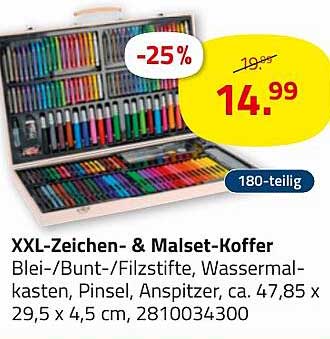XXL-Zeichen- & Malset-Koffer
