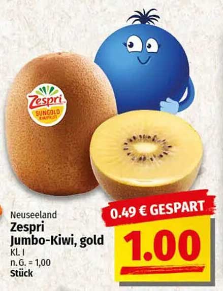 Zespri Jumbo-Kiwi, gold