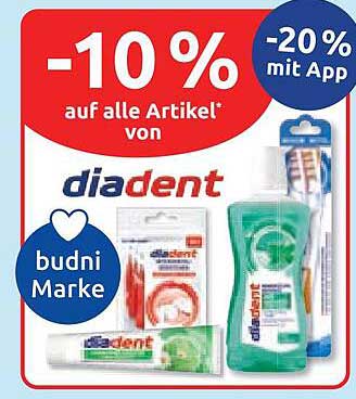 -10 % auf alle Artikel* von diadent
