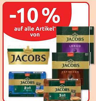 -10% auf alle Artikel von JACOBS