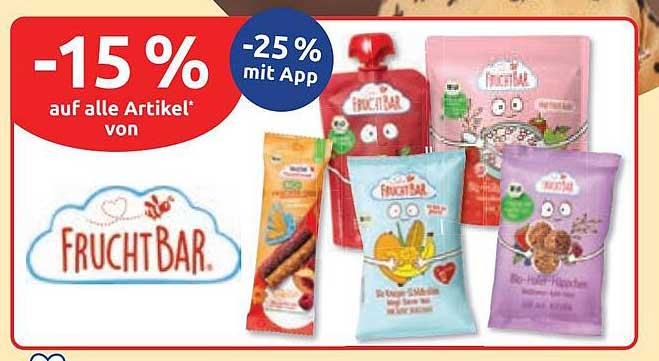 -15 % auf alle Artikel* von FRUCHTBAR.