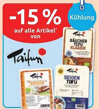 -15 % auf alle Artikel* von Taifun