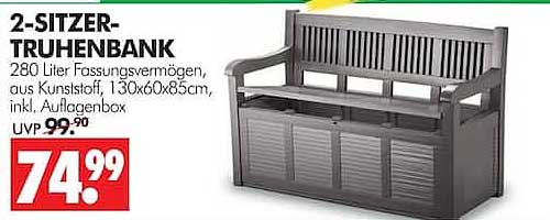 2-SITZER-TRUHENBANK