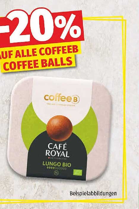 -20% AUF ALLE COFFEEB COFFEE BALLS