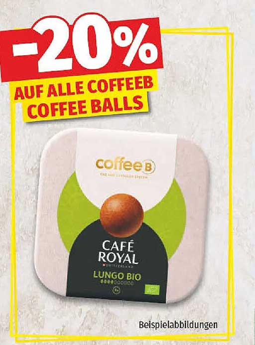 -20% AUF ALLE COFFEEB COFFEE BALLS