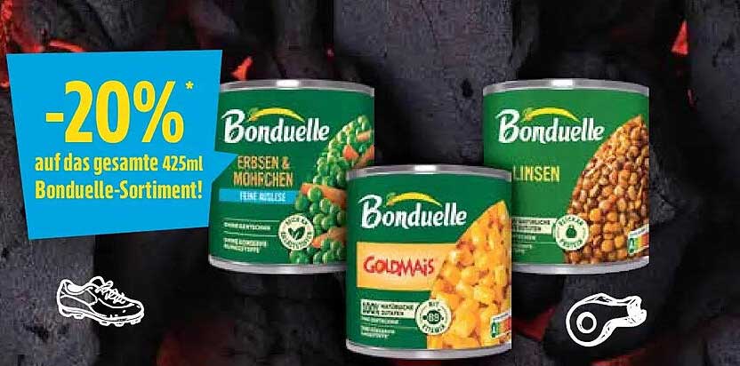 -20%* auf das gesamte 425ml Bonduelle-Sortiment!