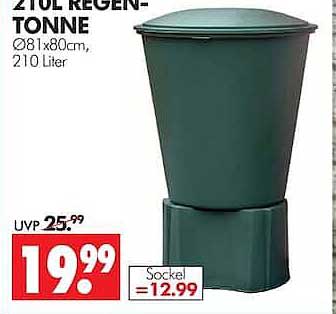 210L REGEN-TONNE