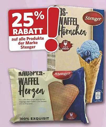 25% RABATT auf alle Produkte der Marke Stenger