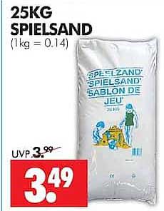 25KG SPIELSAND