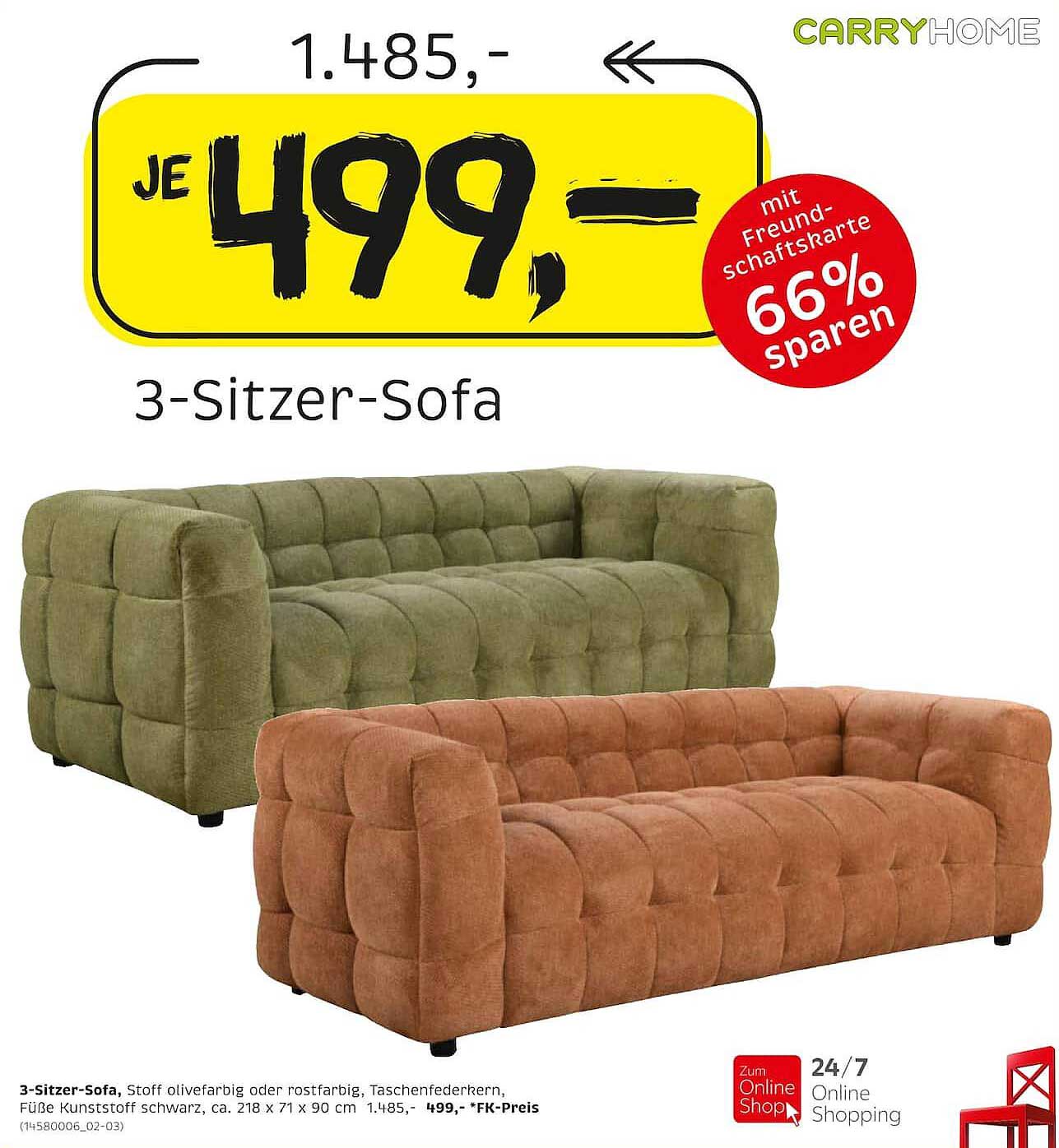 3-Sitzer-Sofa