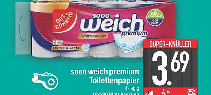 5000 weich premium Toilettenpapier