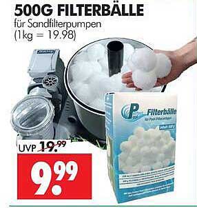 500G FILTERBÄLLE für Sandfilterpumpen