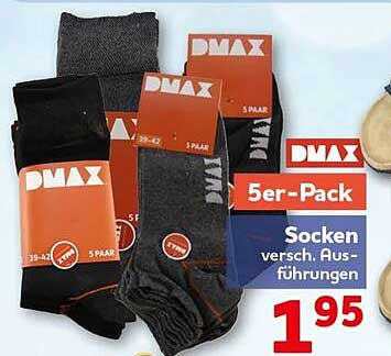 5er-Pack Socken versch. Ausführungen