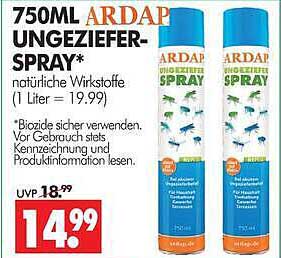 750ML ARDAP UNGEZIEFER-SPRAY*