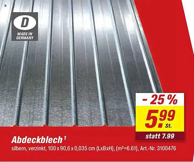 Abdeckblech