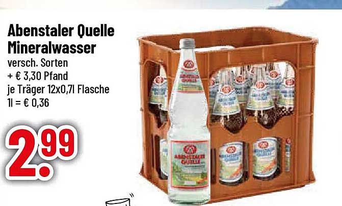 Abenstaler Quelle Mineralwasser