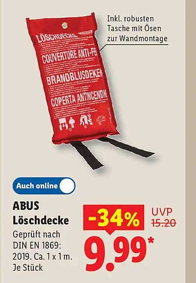 ABUS Löschdecke