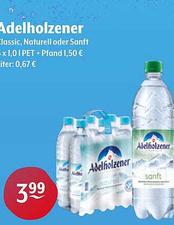 Adelholzener Classic, Naturell oder Sanft