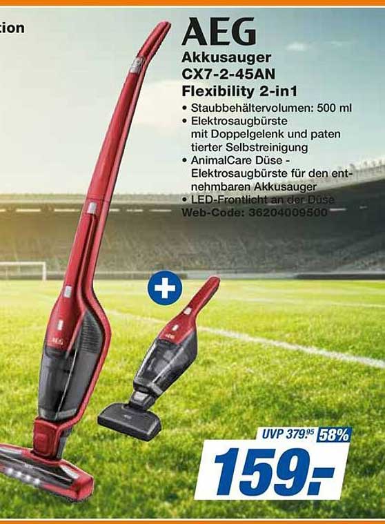 AEG Akkusauger CX7-2-45AN Flexibility 2-in1