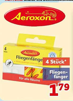 Aeroxon Fliegenfänger 4 Stück*