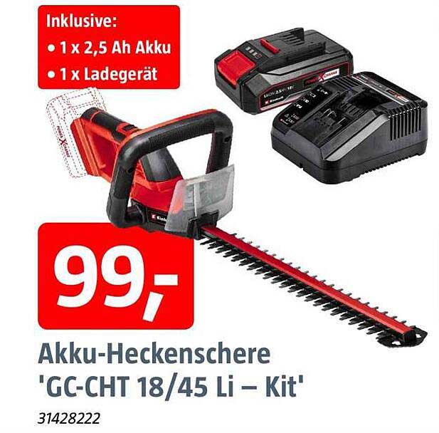 Akku-Heckenschere 'GC-CHT 18/45 Li – Kit'
