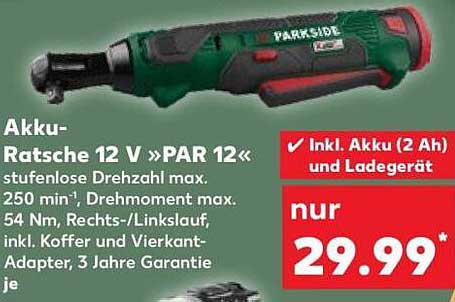 Akku-Ratsche 12 V »PAR 12«