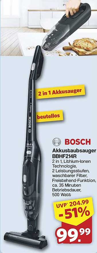 Akkustaubsauger BBHF214R