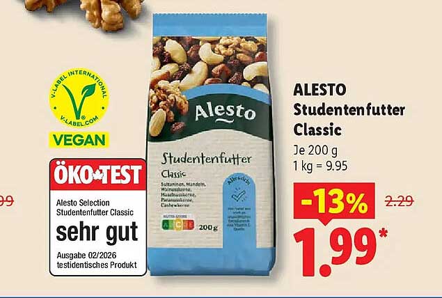 ALESTO Studentenfutter Classic