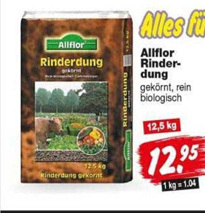 Allflor Rinderdung gekörnt, rein biologisch