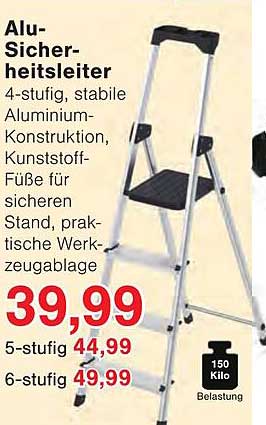 Alu-Sicherheitsleiter