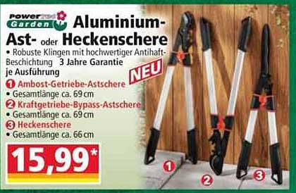 Aluminium-Ast- oder Heckenschere
