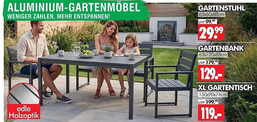 ALUMINIUM-GARTENMÖBEL