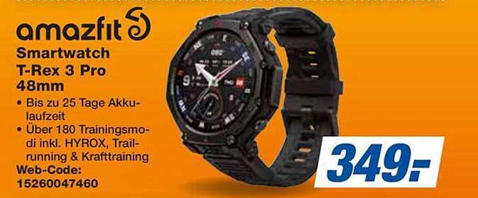 amazfit Smartwatch T-Rex 3 Pro 48mm