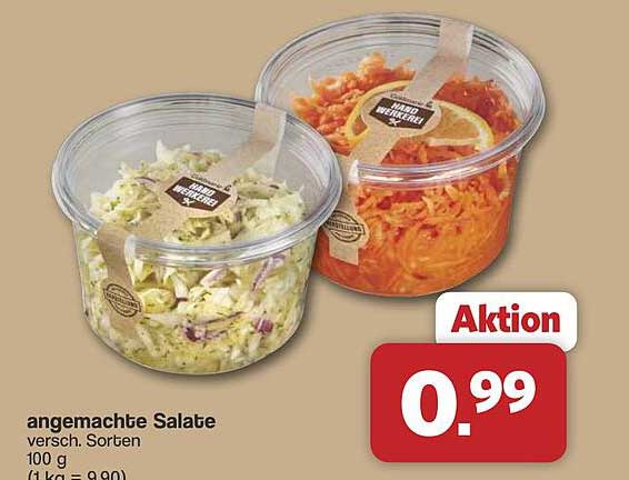 angemachte Salate