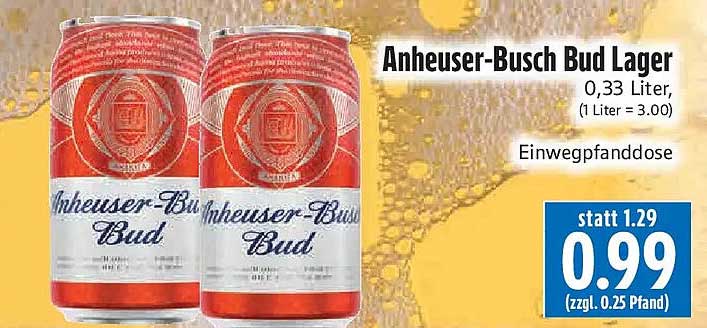 Anheuser-Busch Bud Lager