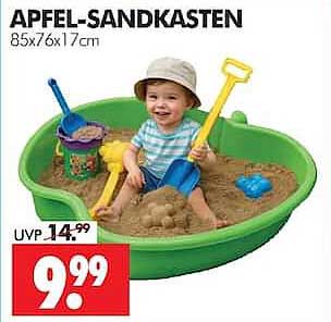 APFEL-SANDKASTEN