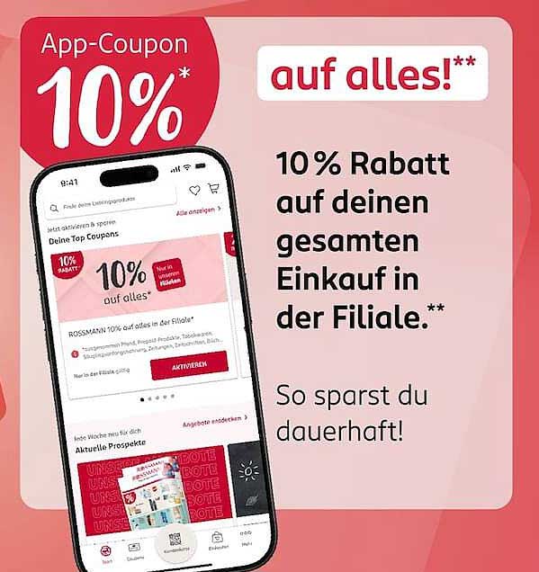 App-Coupon 10% auf alles!**