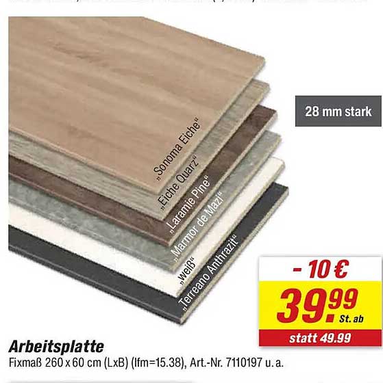 Arbeitsplatte