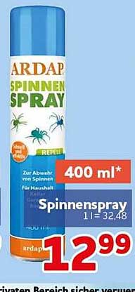 ARDAP SPINNEN SPRAY