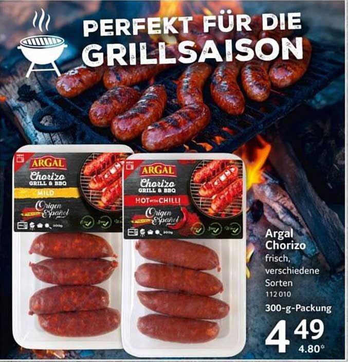Argal Chorizo frisch, verschiedene Sorten
