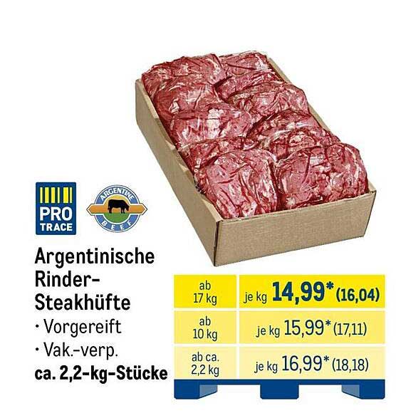 Argentinische Rinder-Steakhüfte