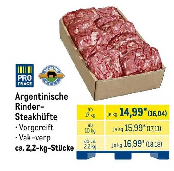 Argentinische Rinder-Steakhüfte