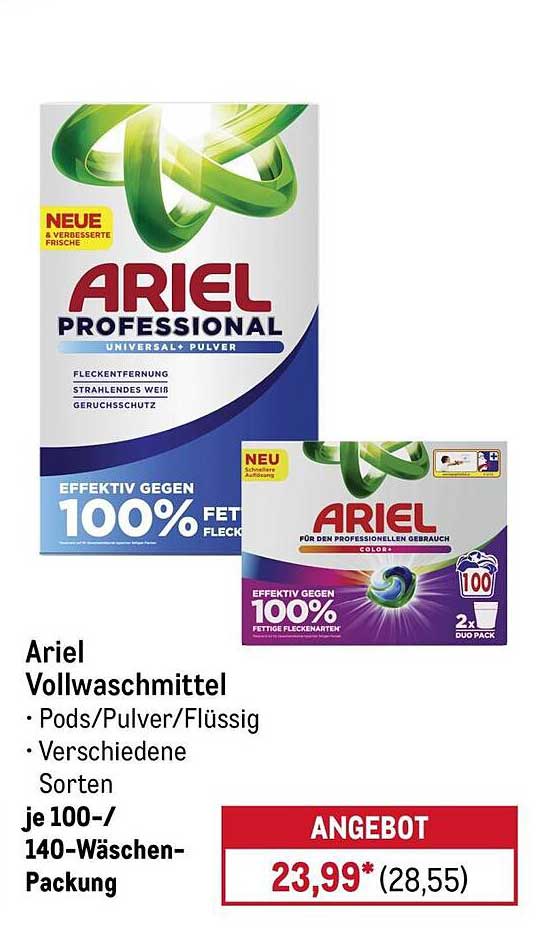 Ariel Vollwaschmittel