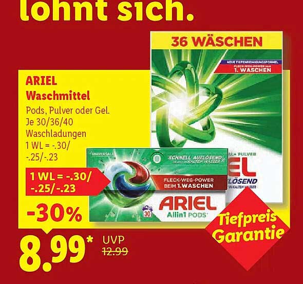 ARIEL Waschmittel