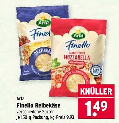 Arla Finello Reibekäse