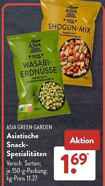 Asiatische Snack-Spezialitäten
