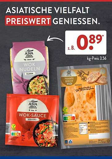 ASIATISCHE VIELFALT PREISWERT GENIESSEN.