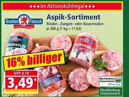 Aspik-Sortiment