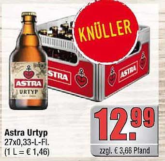 Astra Urtyp 27x0,33-L-Fl. (1 L = € 1,46)